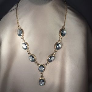 Blue Topaz & .925 Silver necklace.